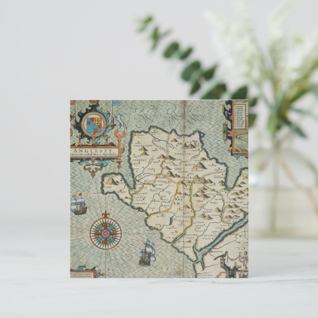 Mapa antiguo inspirado (7) (Anverso de pie)