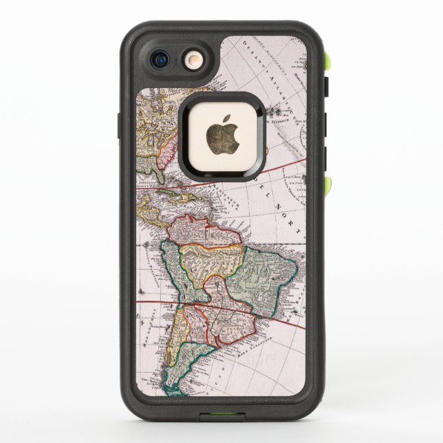 Mapa antiguo vintage de América Circa 1746 (Reverso)