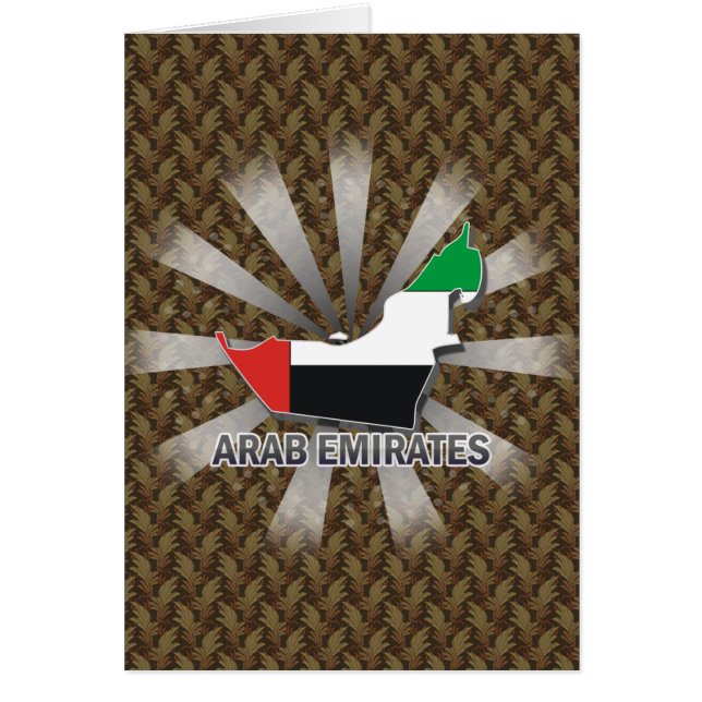 Mapa árabe 2,0 de la bandera de los emiratos (Frente)