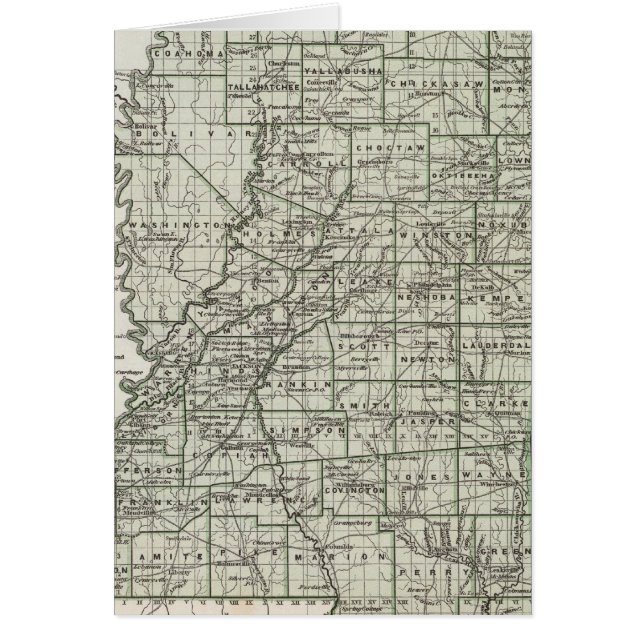 Mapa Atlas de Misisipi (Frente)