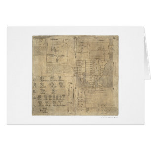 Mapa azteca 1540 de las tierras de Oztoticpac