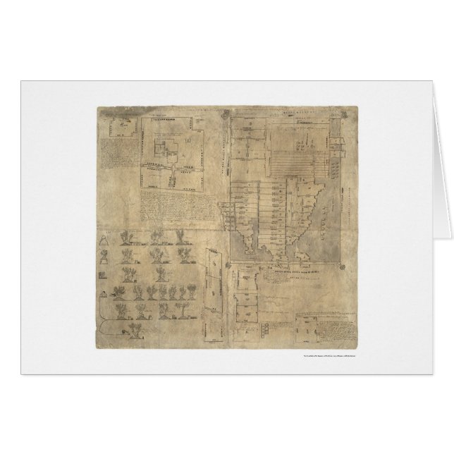 Mapa azteca 1540 de las tierras de Oztoticpac (Anverso (Horizontal))