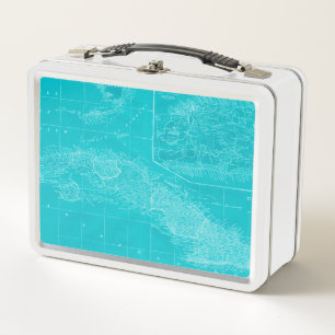 Mapa azul de Cuba
