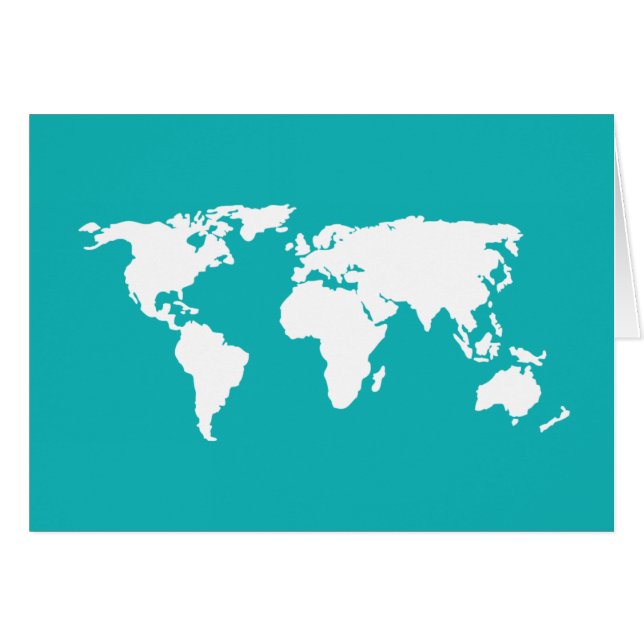 mapa azul turquesa (Anverso (Horizontal))