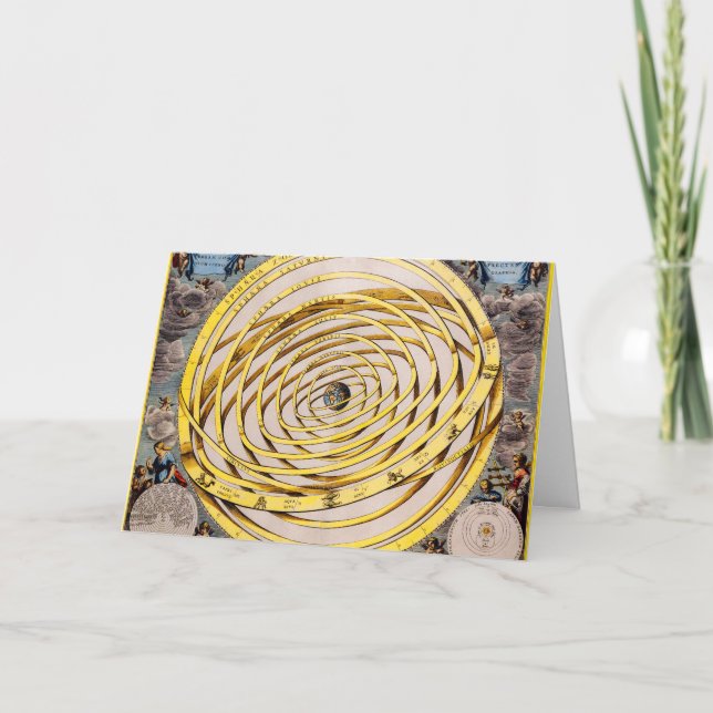 Mapa celeste Tarjeta de felicitación Andres Celari (Anverso)