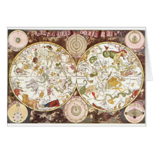 Mapa celestial a partir del siglo XVII
