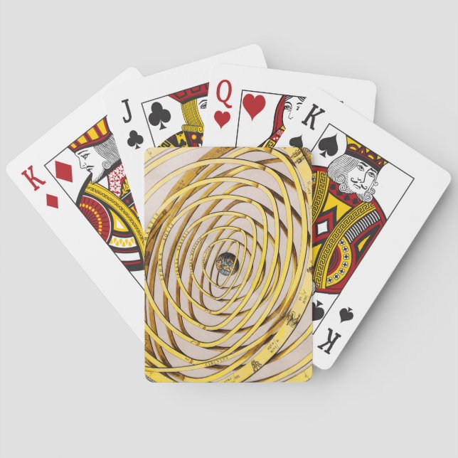 Mapa celestial Andres Celarius Cartas de Juego (Reverso)