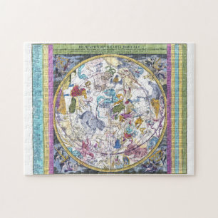 Mapa celestial Hemisférico Coeli Boreale Puzzle