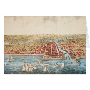 MAPA: CHICAGO, c1857
