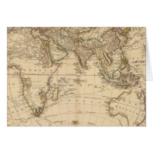 Mapa circular del hemisferio oriental