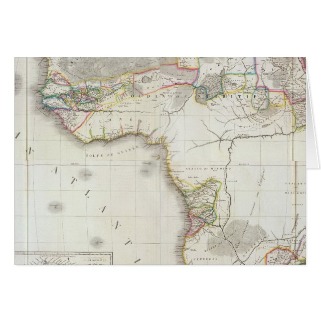 Mapa compuesto de África (Anverso (Horizontal))