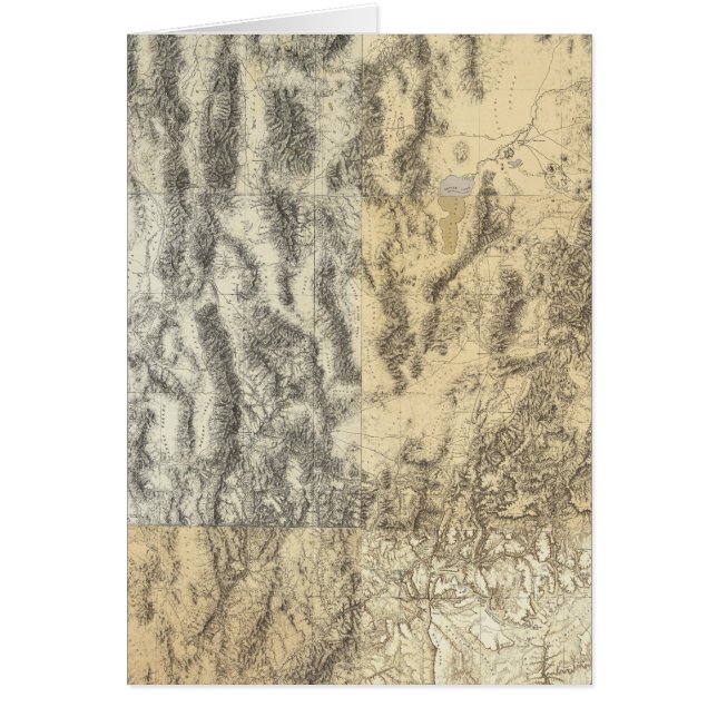 Mapa compuesto de Arizona, Nevada y Utah (Frente)