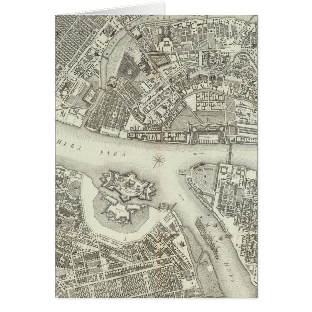 Mapa compuesto de San Petersburgo (Frente)