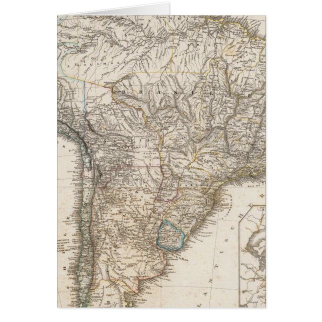 Mapa compuesto de Sudamérica (Frente)