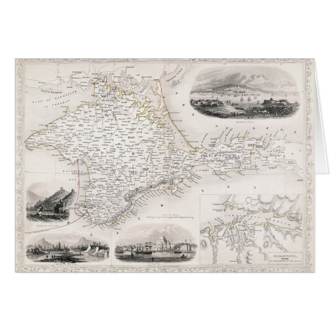 MAPA: CRIMEA, c1855 (Anverso (Horizontal))