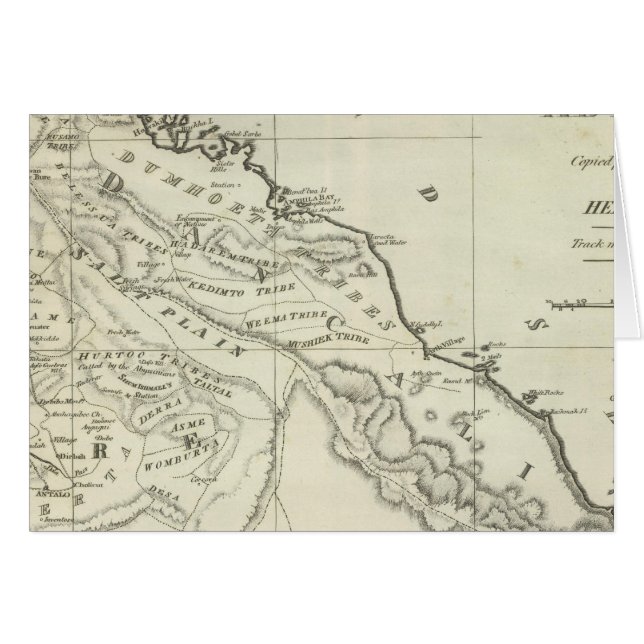 Mapa de Abisinia (Anverso (Horizontal))