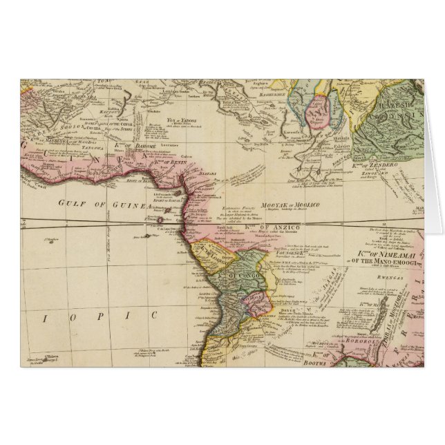 Mapa de África (Anverso (Horizontal))