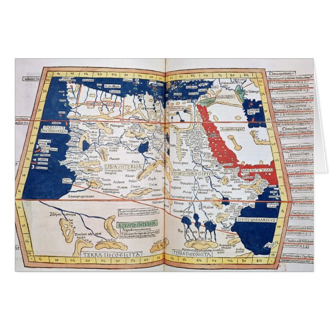 Mapa de África (Anverso (Horizontal))