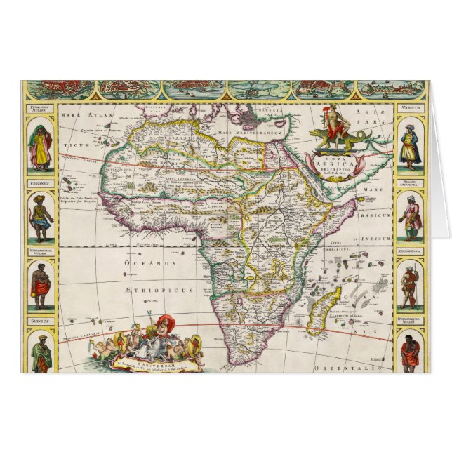 Mapa de África el | Nova África (Anverso (Horizontal))