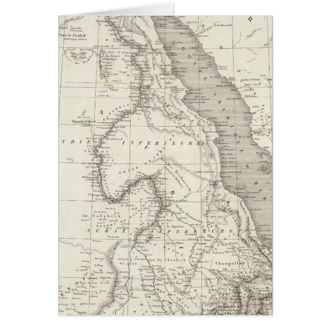 Mapa de África Oriental (Frente)