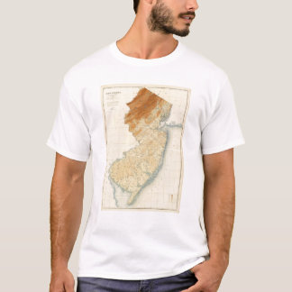 Mapa de alivio de New Jersey