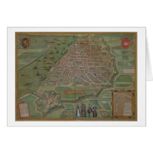 Mapa de Amberes, de "Civitates Orbis Terrarum"