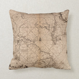 Mapa de América - Cojín decorativo