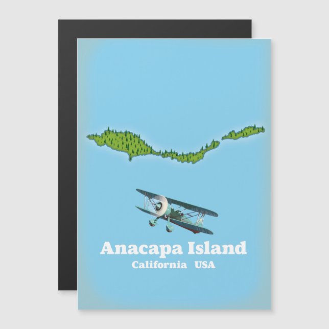 Mapa de Anacapa Island California USA (Anverso/Reverso)