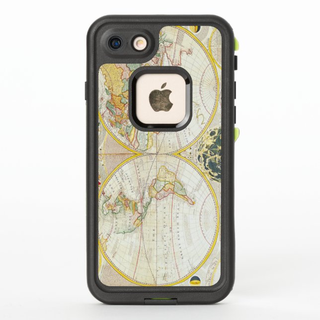 Mapa de Antigüedades Vintage del mundo (Reverso)