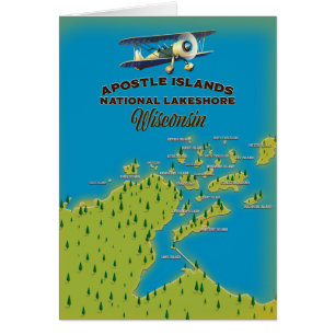 mapa de Apostle Islands National Lakeshore