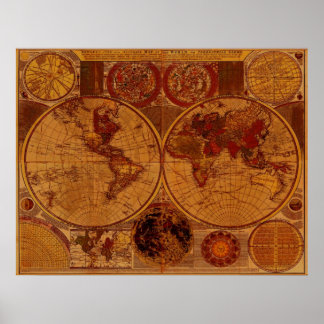 Mapa de arte de 1780