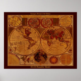 Mapa de arte de 1780