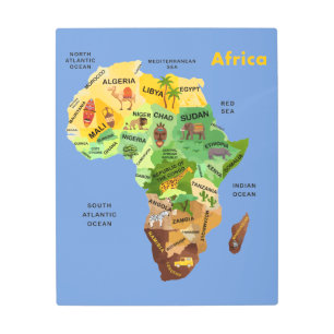 Mapa de arte de África