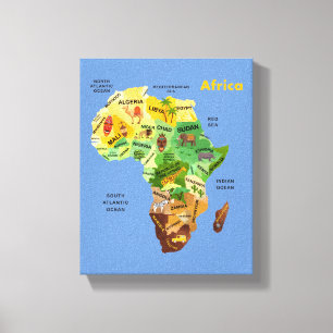 Mapa de arte de África