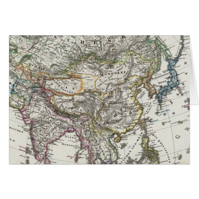 Mapa de Asia de Stieler (Anverso (Horizontal))