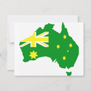 Mapa de bandera australiana
