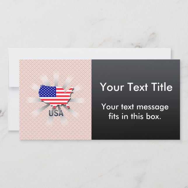 Mapa de bandera de Estados Unidos 2.0 (Anverso)