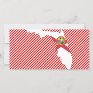 Mapa de bandera de Florida