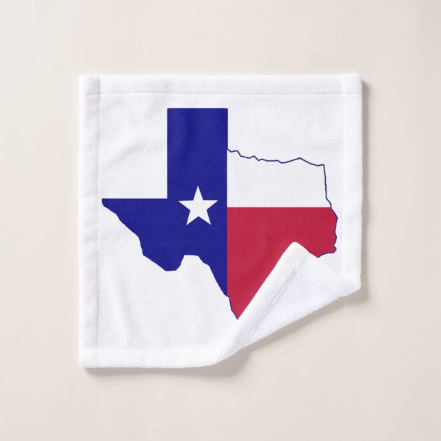 Mapa de bandera de Texas (Toallita)
