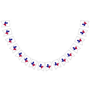 Mapa de bandera nativa de Texas