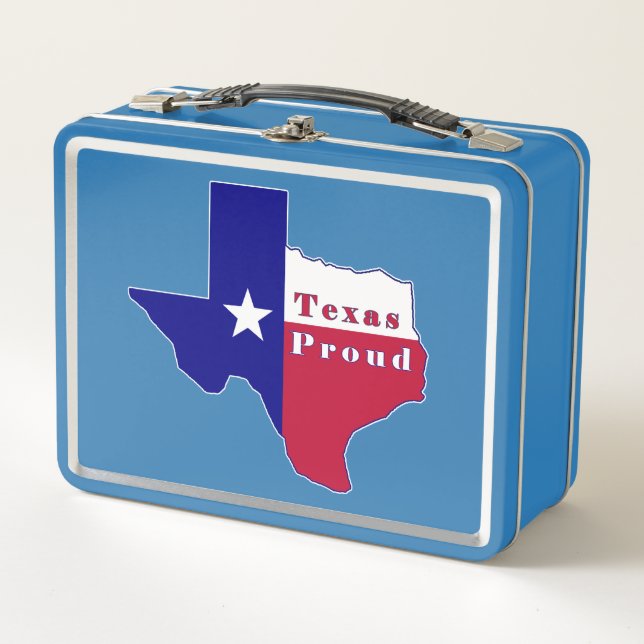 Mapa de Bandera Orgullosa de Texas (Anverso)
