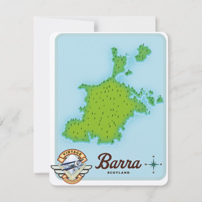 Mapa de Barra Escocia (Anverso)