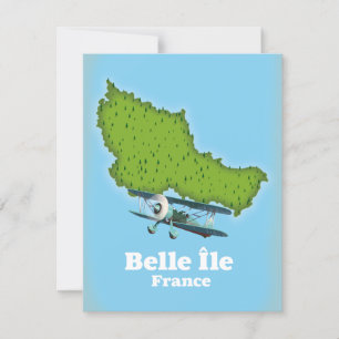 Mapa de Belle Île Francia