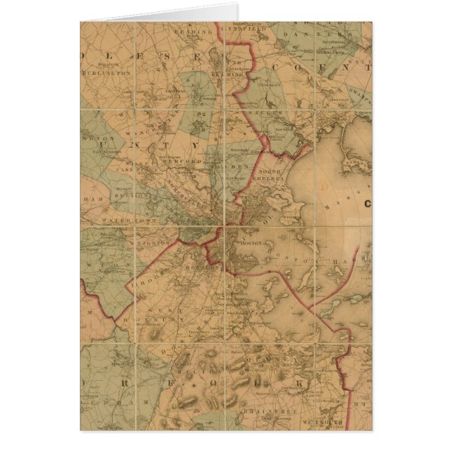 Mapa De Boston 2 (Frente)