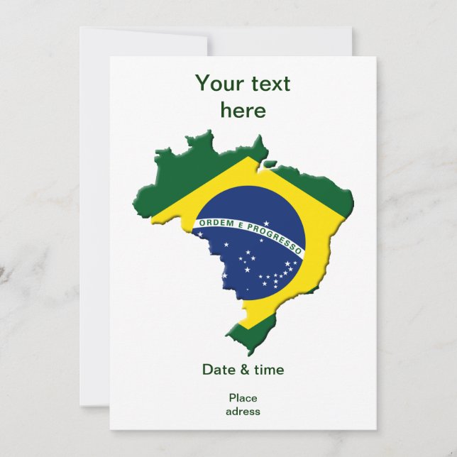 Mapa de Brasil (Anverso)