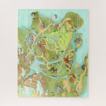 Mapa de cada rompecabezas de MMORPG