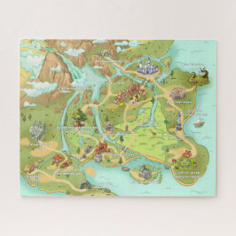 Mapa de cada rompecabezas de MMORPG