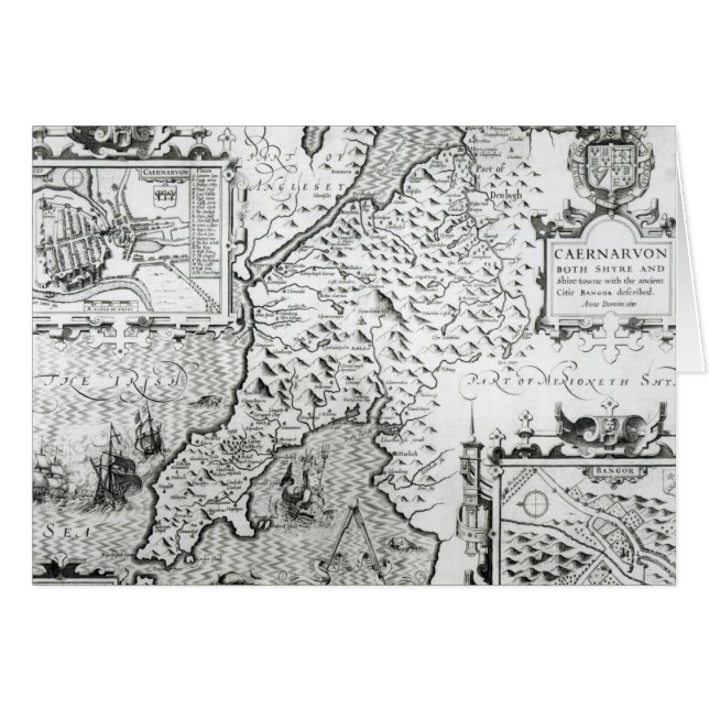 Mapa de Caernarvon, 1616 (Anverso (Horizontal))