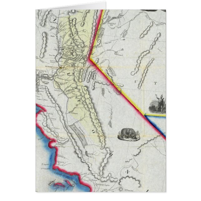 Mapa de California (Frente)