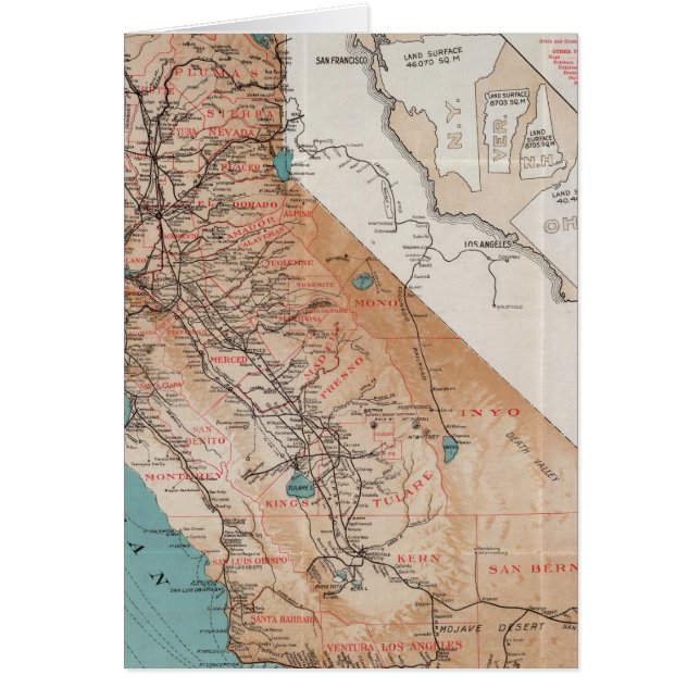 Mapa de California 2 (Frente)
